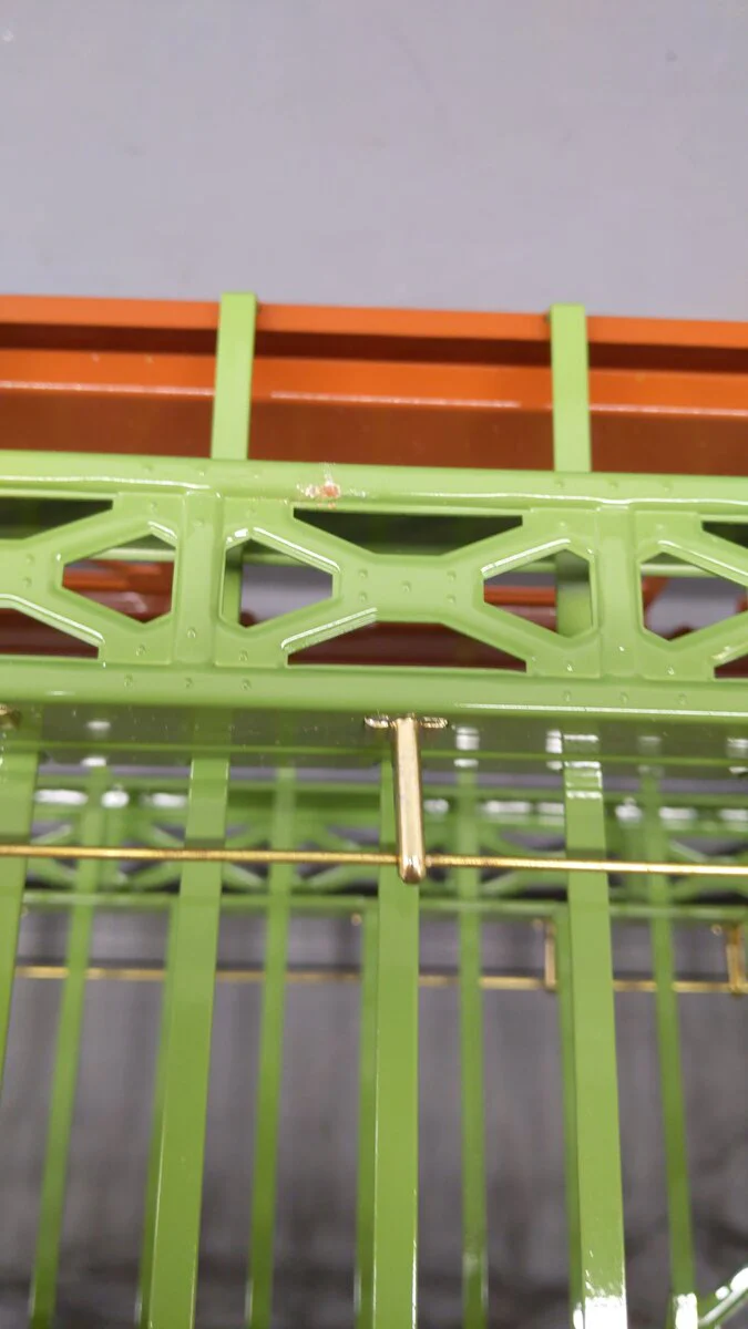 Lionel 6-32904 O Gauge Green & Cream Tinplate Hellgate Bridge #305 VG - Image 9