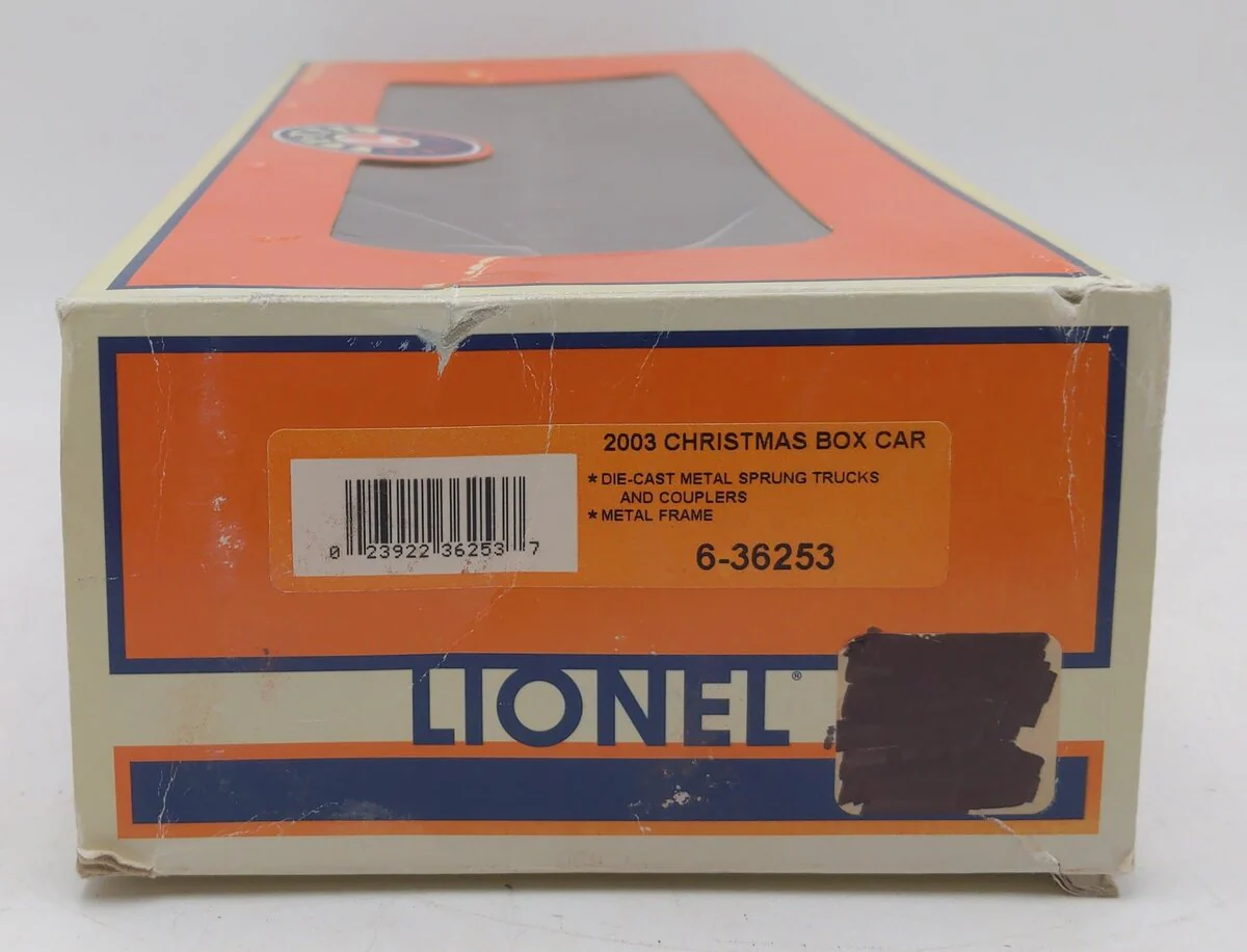 Lionel 6-36253 O Gauge 2003 Christmas Boxcar EX/Box - Image 7