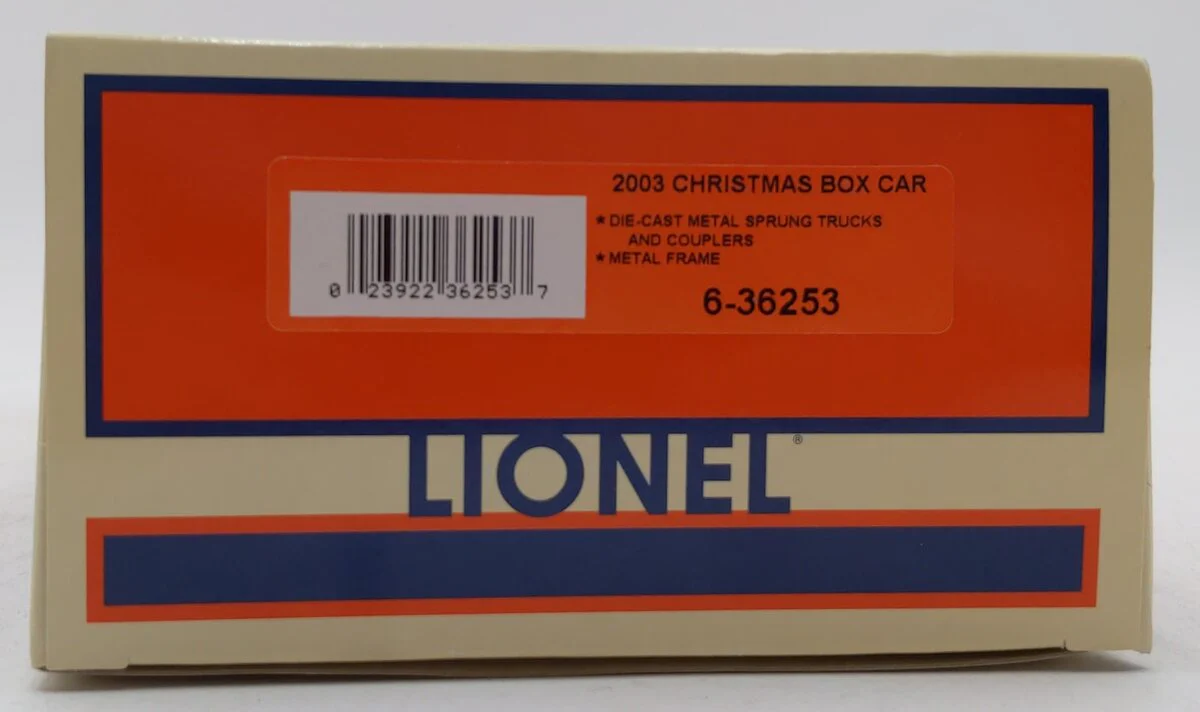 Lionel 6-36253 O Gauge 2003 Christmas Boxcar LN/Box - Image 5