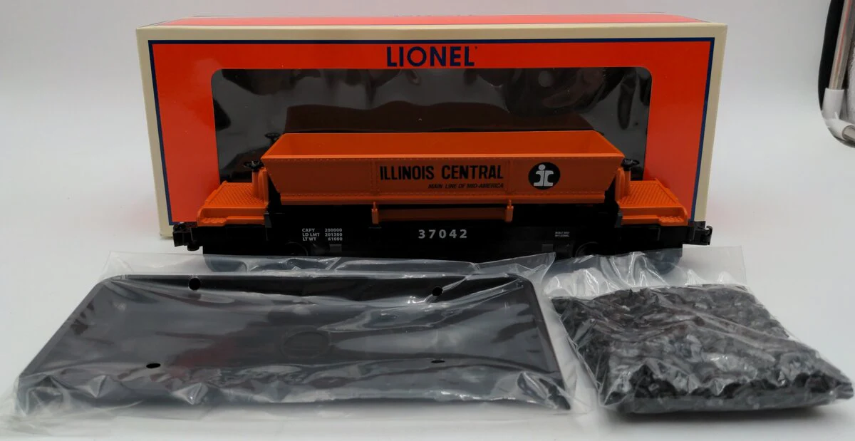Lionel 6-37042 O Gauge Illinois Central Coal Dump Car EX/Box
