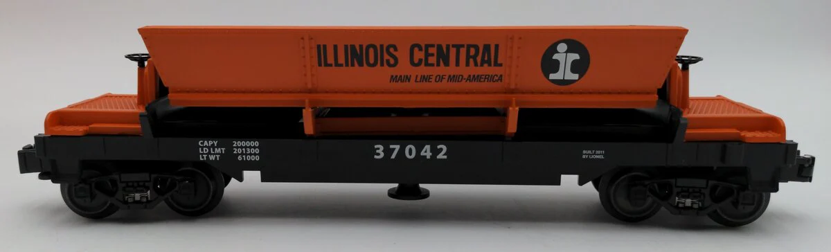Lionel 6-37042 O Gauge Illinois Central Coal Dump Car EX/Box - Image 2