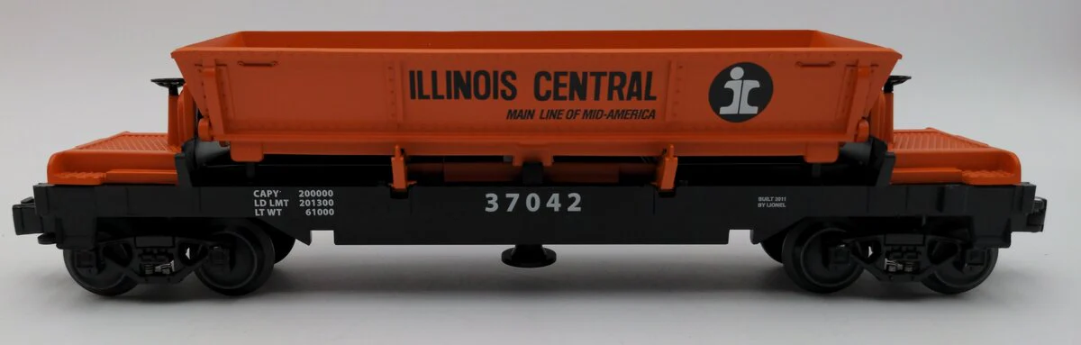 Lionel 6-37042 O Gauge Illinois Central Coal Dump Car EX/Box - Image 3