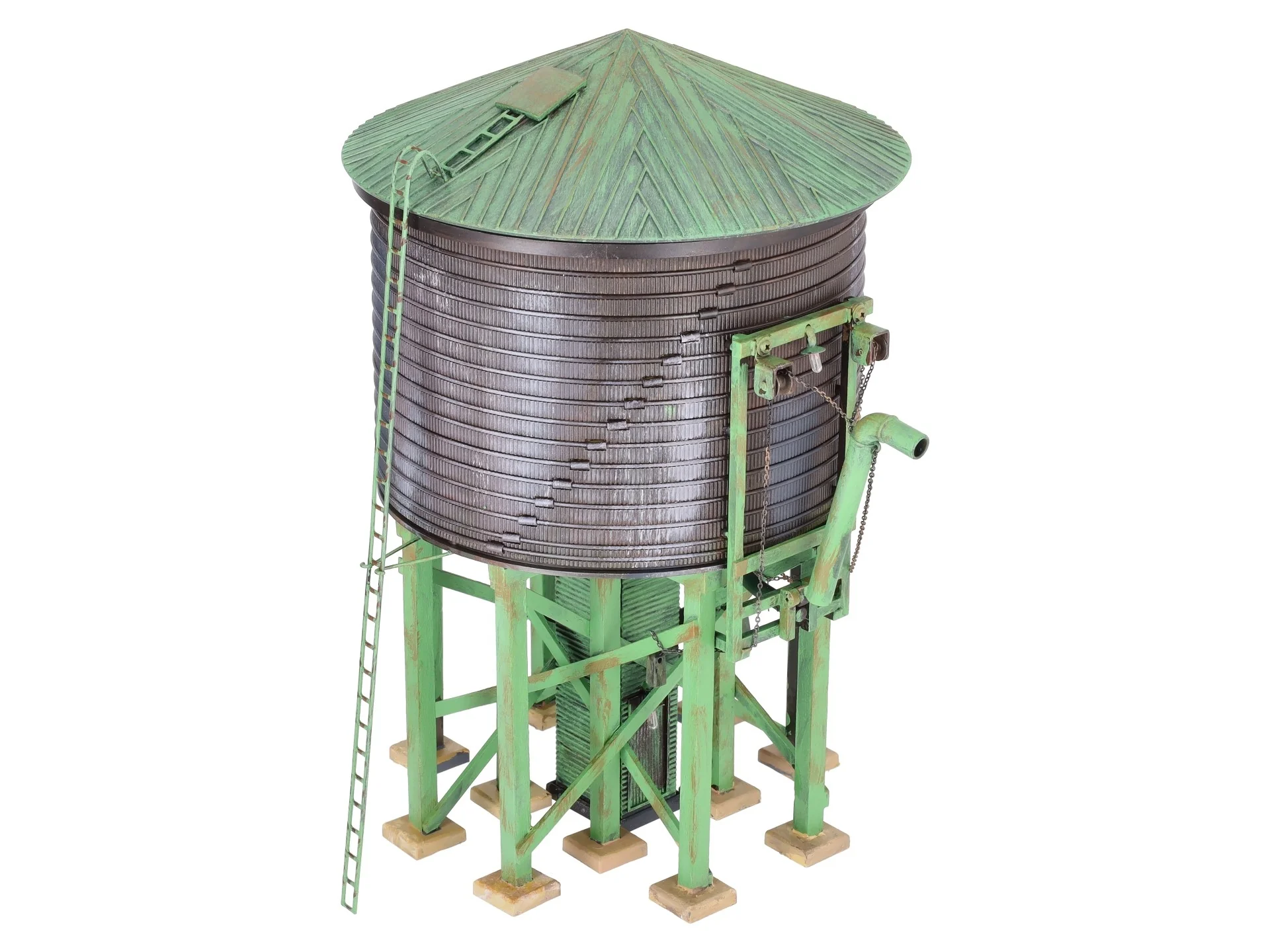 Lionel 6-37944 Custom Painted Weathered 50,000 Gallon Water Tank - Custom EX/Box - Image 3