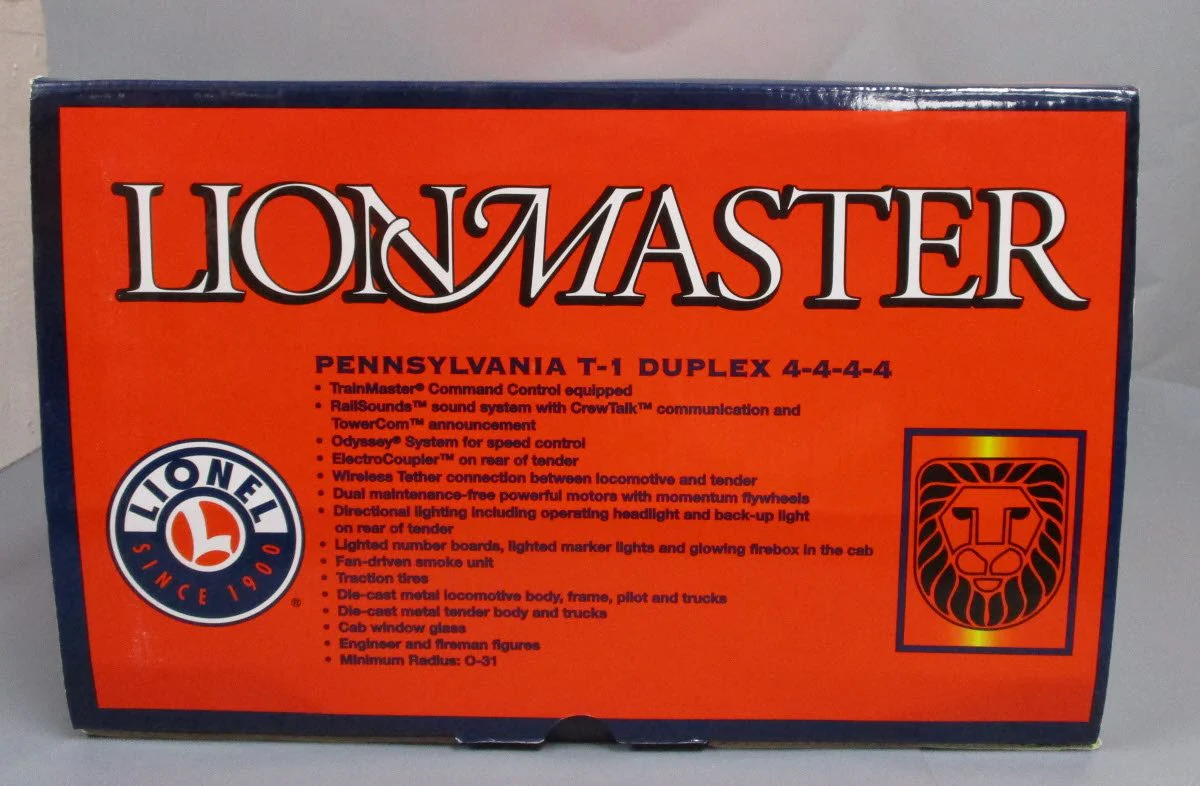 Lionel 6-38020 O Lionmaster PRR T-1 Duplex 4-4-4-4 Steam Loco & Tender #5514 NIB - Image 7
