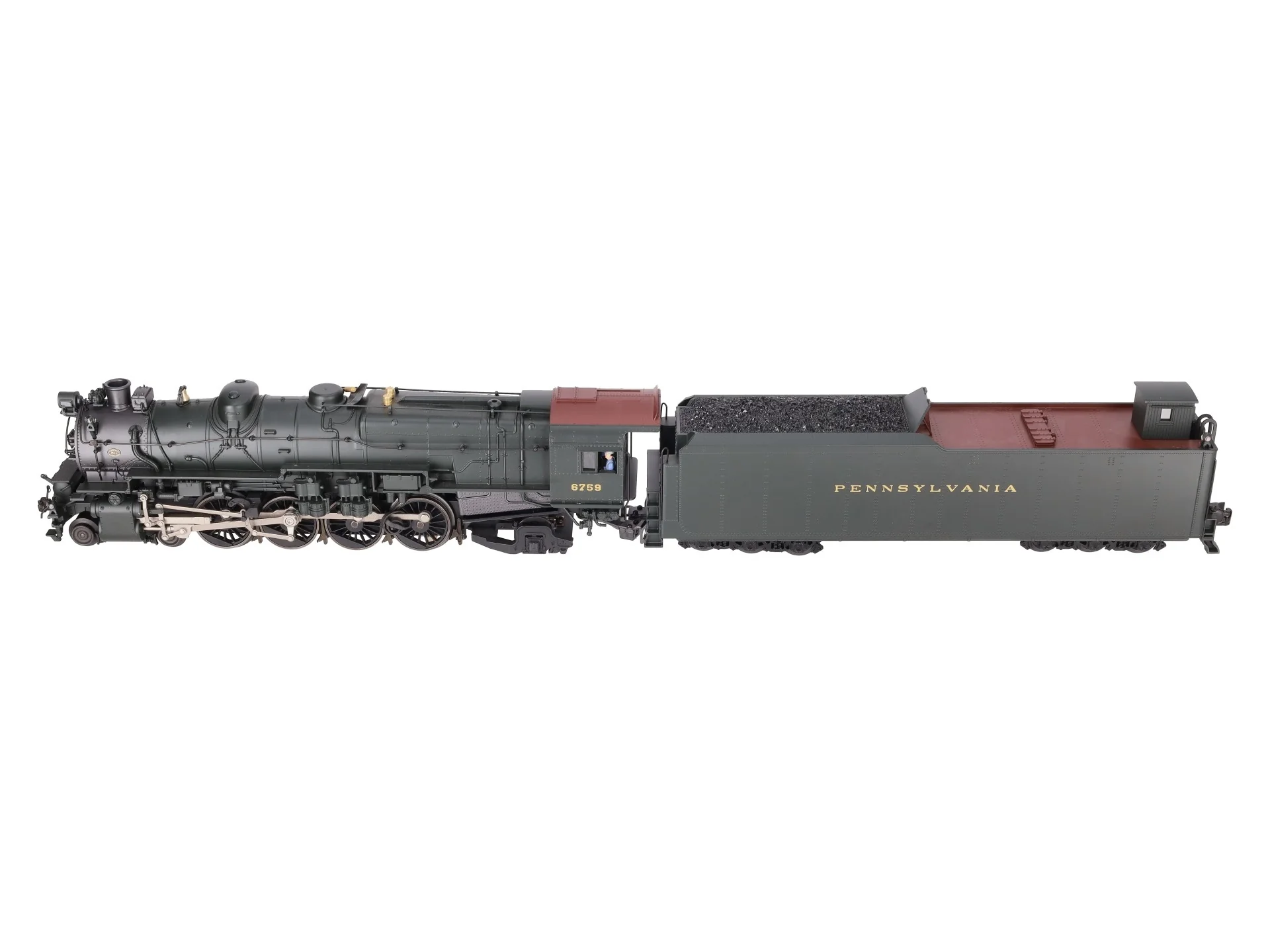 Lionel 6-38056 O PRR 4-8-2 M1a Steam Locomotive & Tender w/TMCC #6759 EX/Box - Image 6