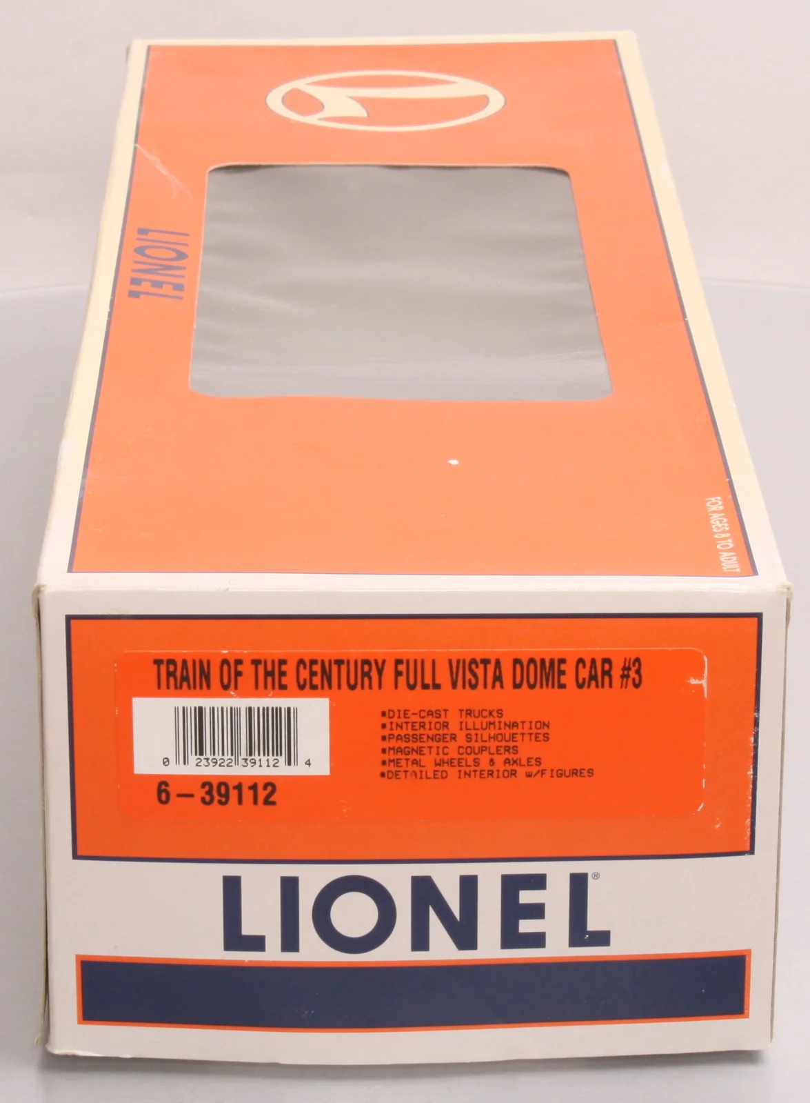 Lionel 6-39112 O Gauge Train of the Century Spirit Full Vista Dome #3 (Spirit) LN/Box - Image 10