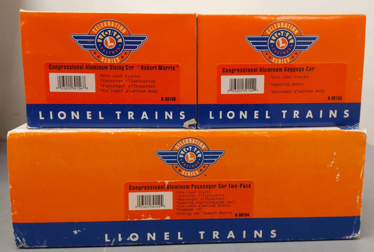 Lionel 6-39154 PWC Pennsylvania Railroad Aluminum Passenger Cars (Pack of 2) MT/Box - Image 5