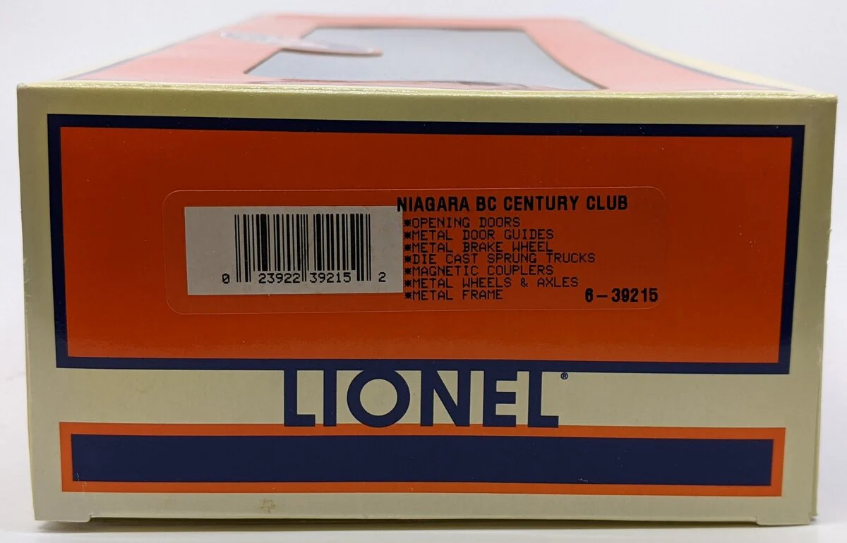 Lionel 6-39215 O New York Central Niagara BC Century Club Boxcar LN/Box - Image 3