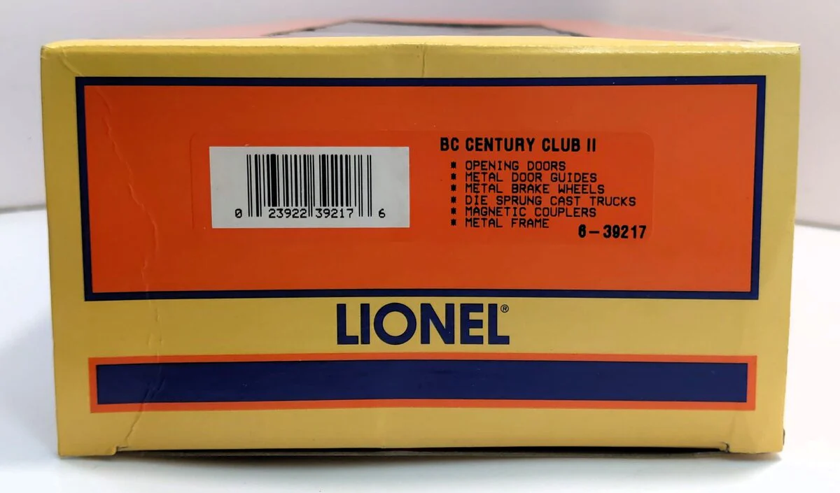 Lionel 6-39217 O Gauge Century Club II 2001-2005 Boxcar LN/Box - Image 3