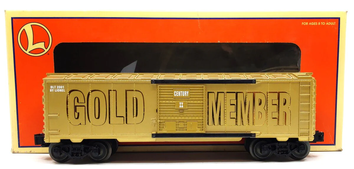 Lionel 6-39218 O Gauge Lionel Century Club II Gold Boxcar LN/Box - Image 2