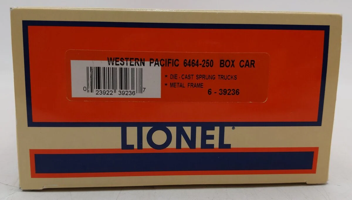 Lionel 6-39236 O Gauge Western Pacific Boxcar #6464-250 NIB - Image 5