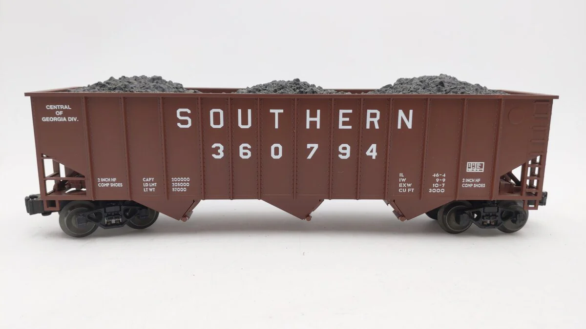 Lionel 6-52038 O Gauge LCCA Southern Hopper w/Coal Load #360794 EX - Image 3