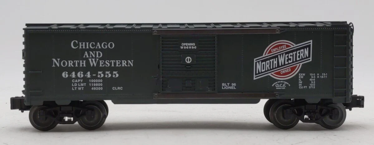 Lionel 6-52081 O Gauge Chicago & North Western C&NW Boxcar #6464-555 LN