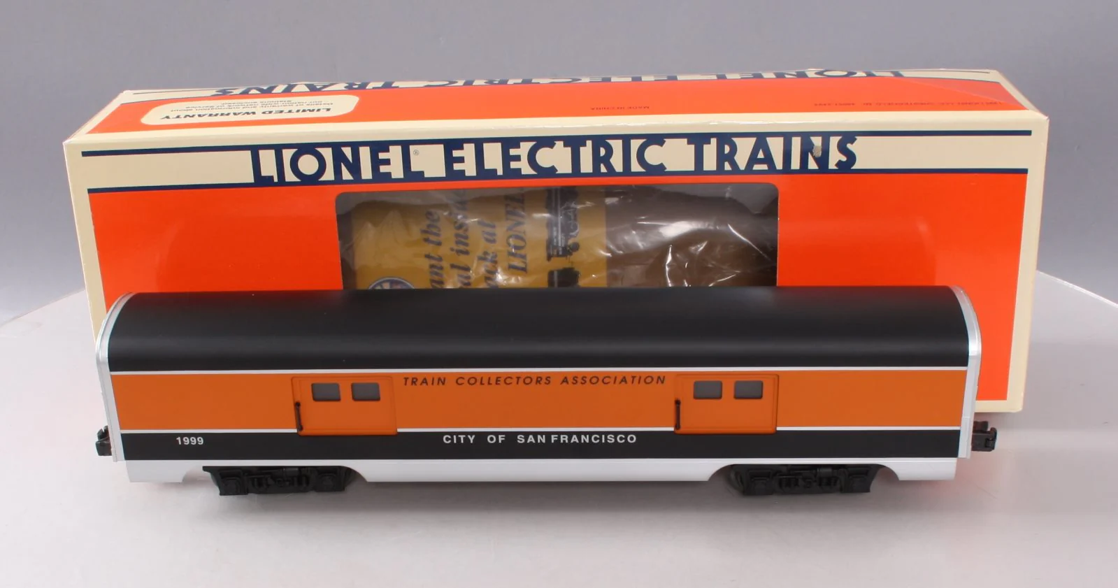 Lionel 6-52155 O Gauge TCA 1999 "City of San Francisco" Baggage Car LN/Box