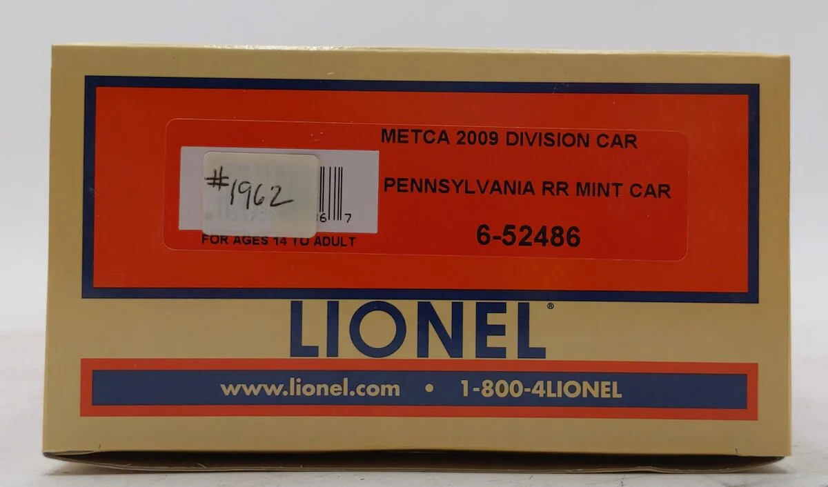 Lionel 6-52486 O Gauge Pennsylvania METCA 2009 Division Mint Car LN/Box - Image 5