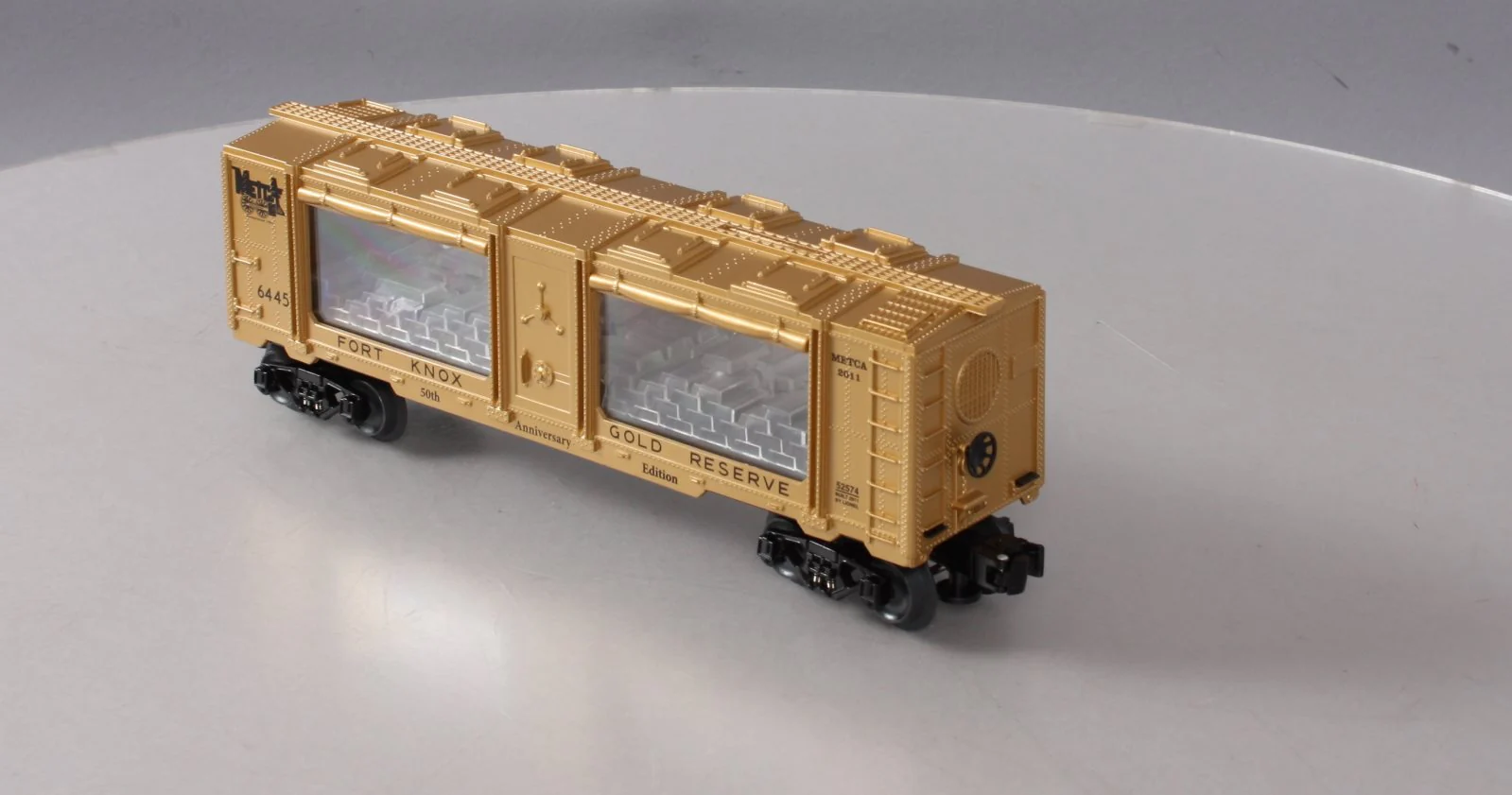 Lionel 6-52574 O Gauge METCA 50th Anniversary Fort Knox Mint Car #6445 LN/Box - Image 3