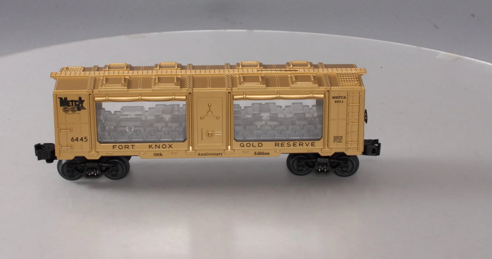 Lionel 6-52574 O Gauge METCA 50th Anniversary Fort Knox Mint Car #6445 LN/Box - Image 9
