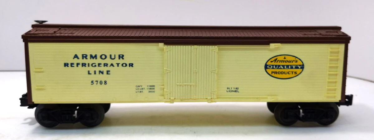 Lionel 6-5708 O Gauge Armour Reefer LN/Box - Image 4