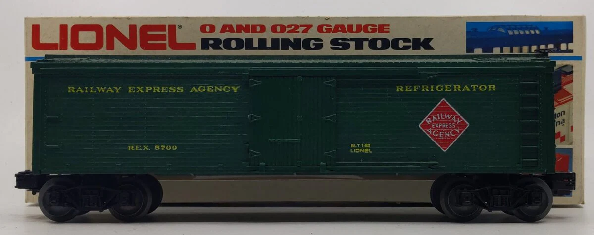 Lionel 6-5709 O Gauge Railway Express Agency Woodside Reefer LN/Box