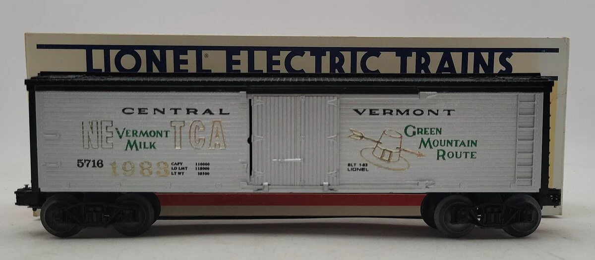 Lionel 6-5716 O Gauge Central Vermont NETCA Woodside Reefer #5716 LN/Box