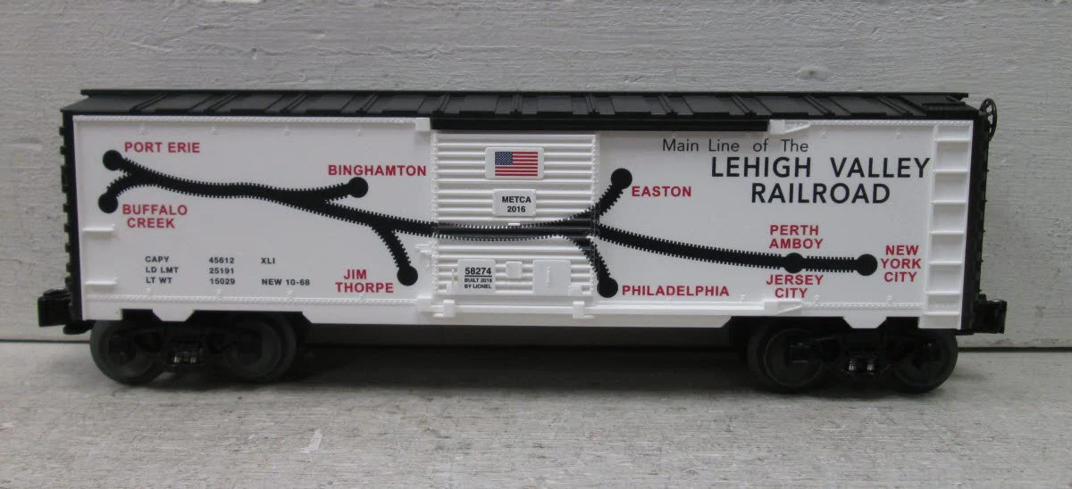 Lionel 6-58274 METCA Lehigh Valley Map Boxcar LN/Box - Image 2