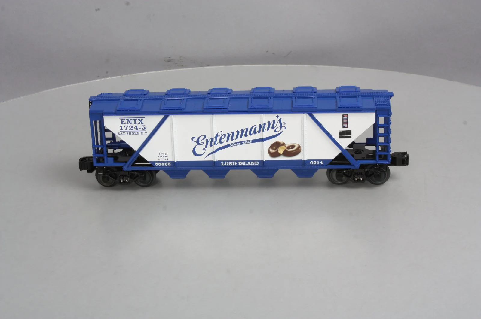 Lionel 6-58562 O Gauge Little Entenmann's Covered Quad Hopper #1724-5 LN/Box - Image 2