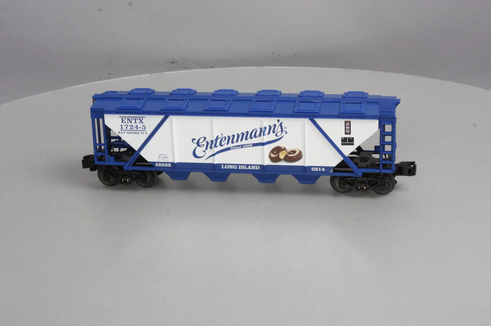 Lionel 6-58562 O Gauge Little Entenmann's Covered Quad Hopper #1724-5 LN/Box - Image 3