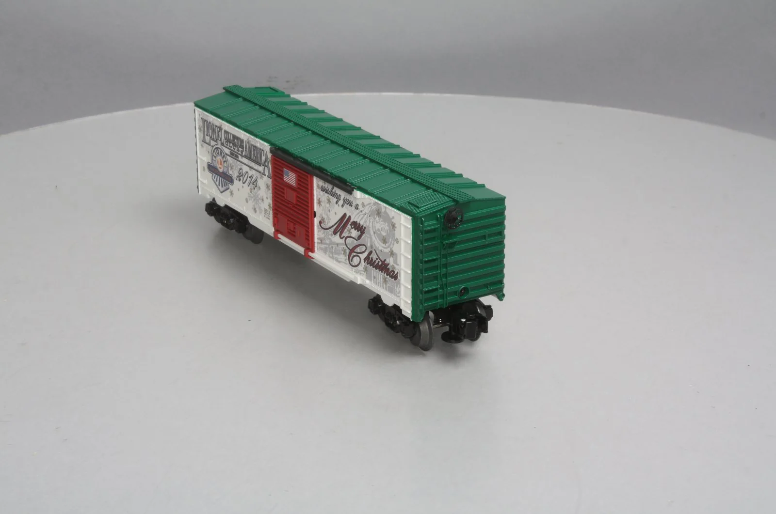 Lionel 6-58613 O Gauge LCCA/LRRC 2014 Christmas Boxcar LN/Box - Image 4