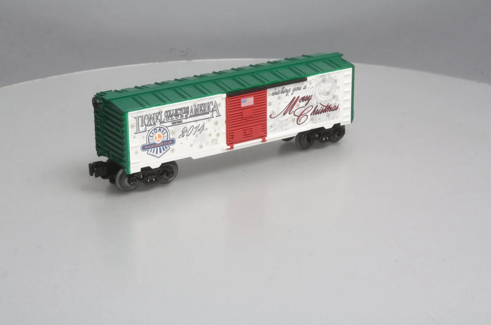 Lionel 6-58613 O Gauge LCCA/LRRC 2014 Christmas Boxcar LN/Box - Image 6