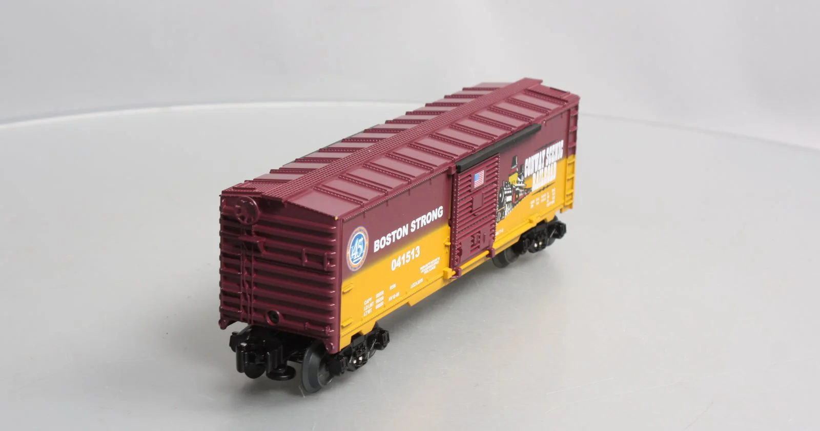 Lionel 6-59014 O Gauge Conway Scenic RR Boston Strong Boxcar #041513 LN - Image 4