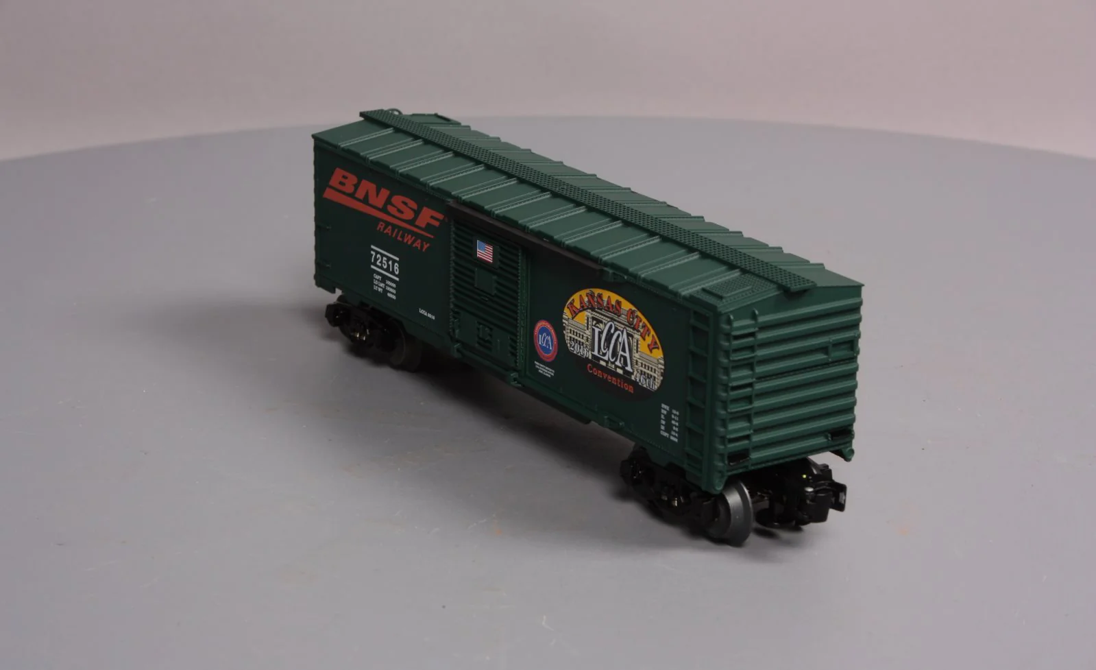Lionel 6-59017 O Gauge LCCA 2016 Kansas City Convention BNSF Train Ride Boxcar LN/Box - Image 8