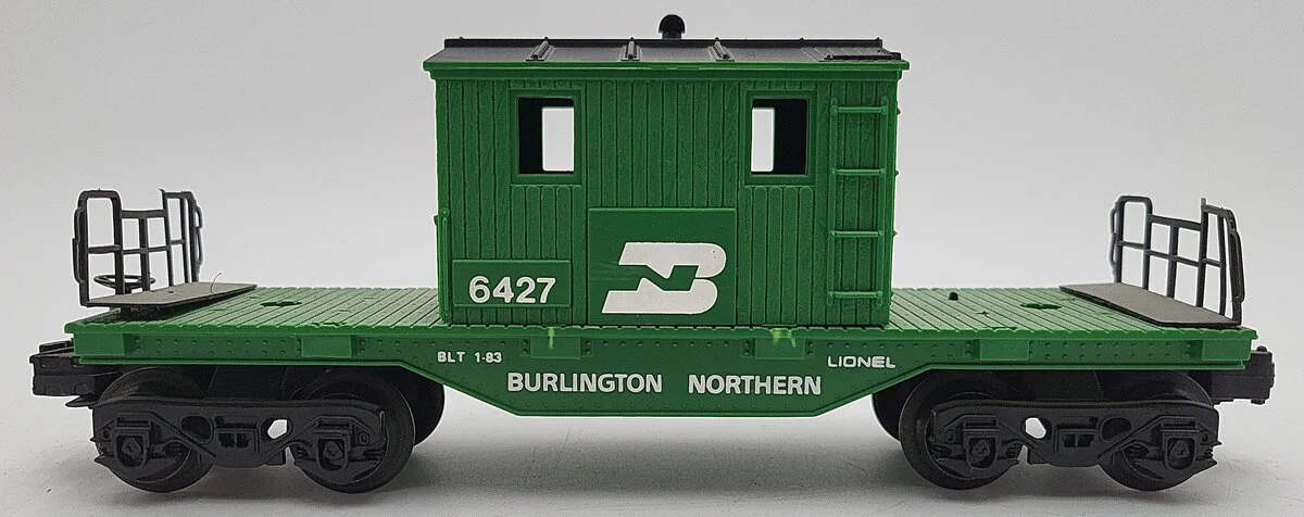 Lionel 6-6427 O Gauge Burlington Northern Maintenance Caboose VG/Box - Image 2