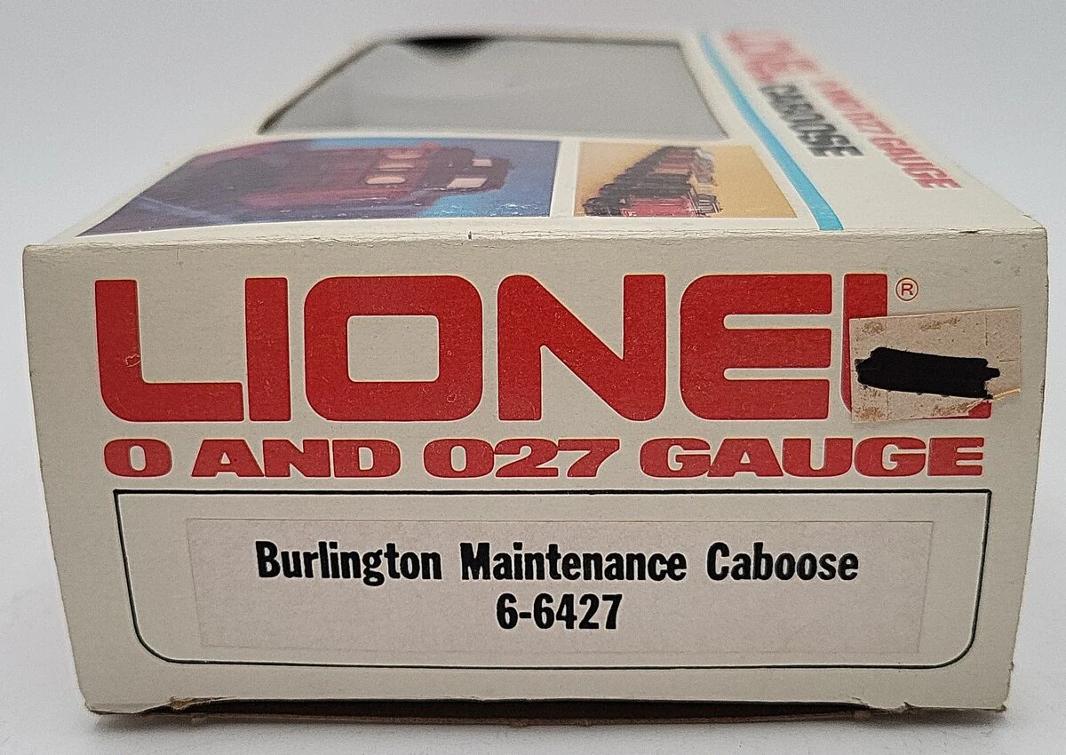 Lionel 6-6427 O Gauge Burlington Northern Maintenance Caboose VG/Box - Image 8