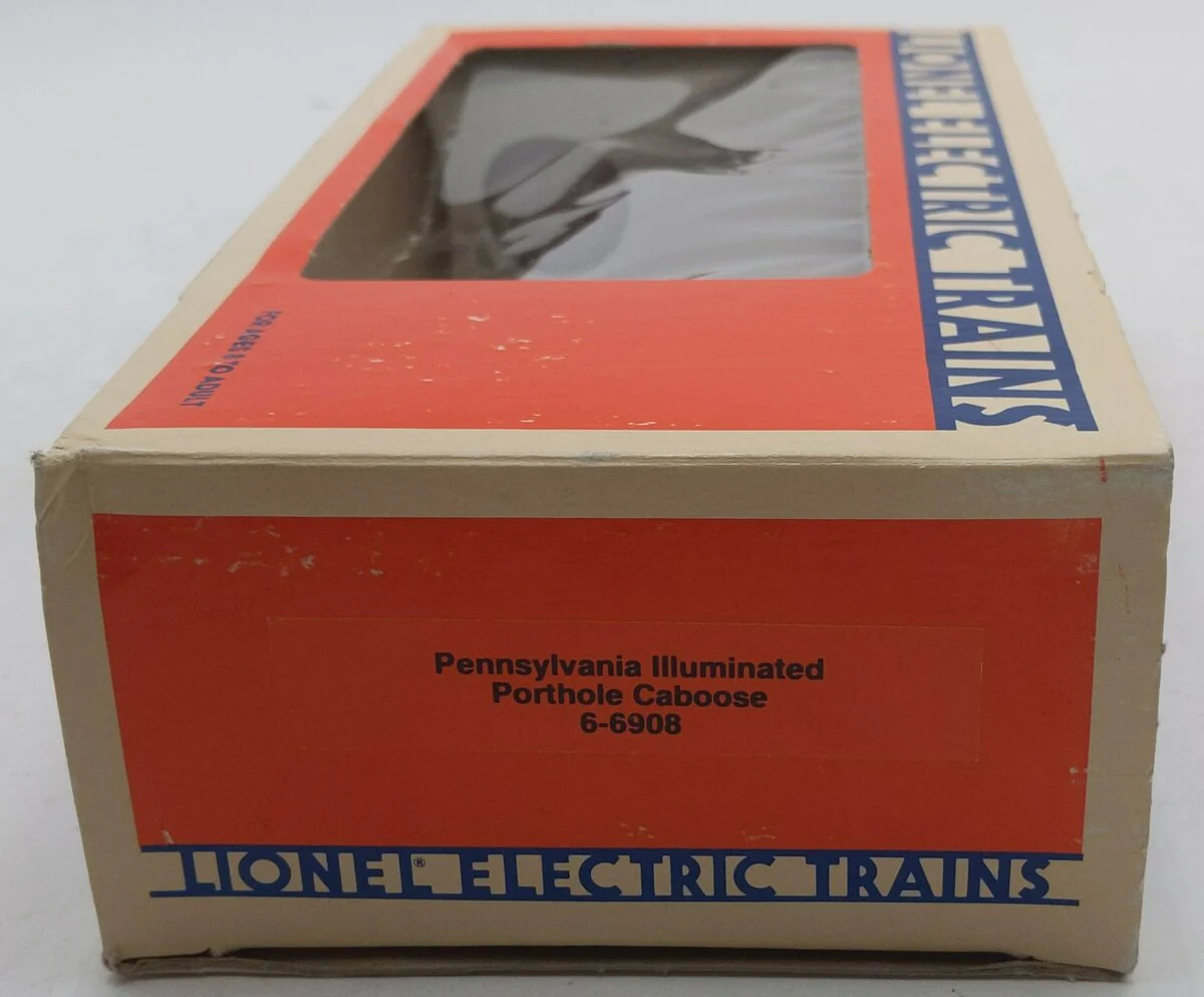 Lionel 6-6908 O Gauge Pennsylvania Illuminated Porthole Caboose/Box - Image 4