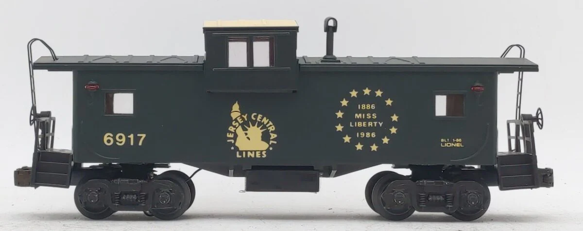 Lionel 6-6917 O Gauge Jersey Central Extended Vision Caboose LN/Box - Image 2
