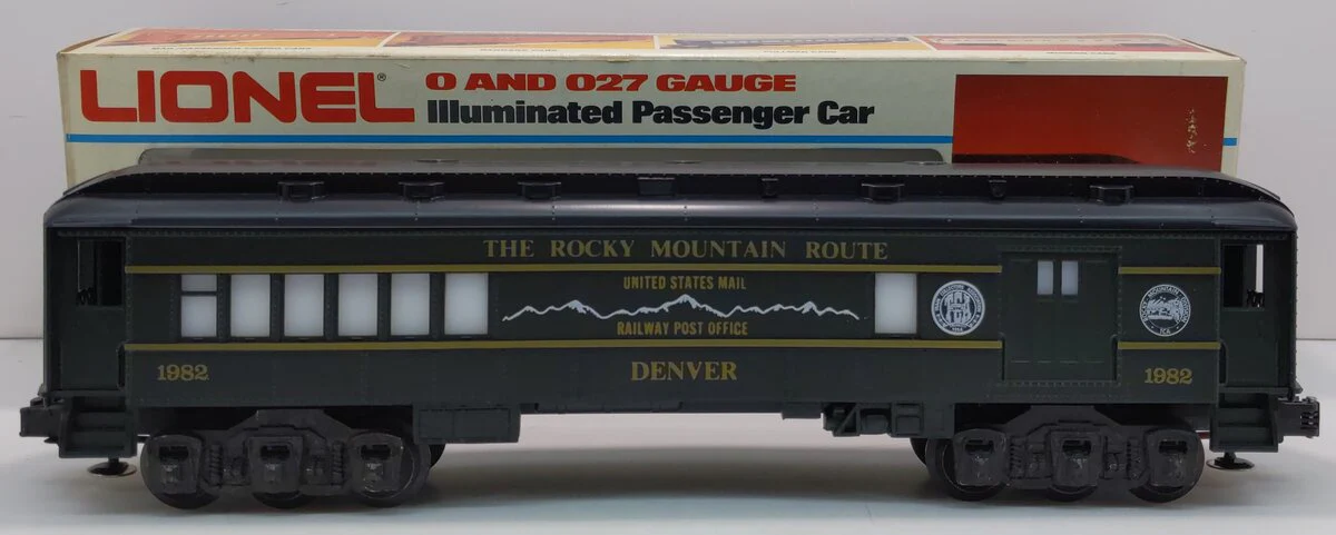 Lionel 6-7205 O Gauge TCA 1982 The Rocky Mountain Route 'Denver' Combination Car EX/Box