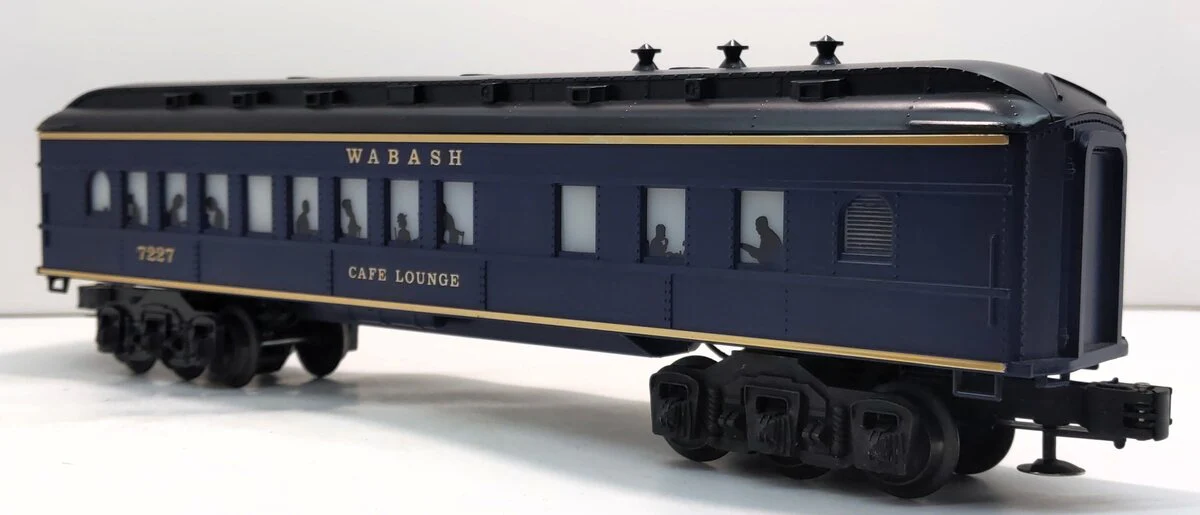 Lionel 6-7227 O Gauge Wabash Café Lounge Car #7227 EX/Box - Image 3
