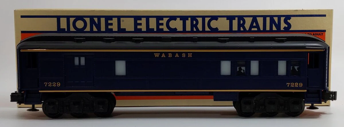 Lionel 6-7229 O Gauge Wabash Combination Car EX/Box