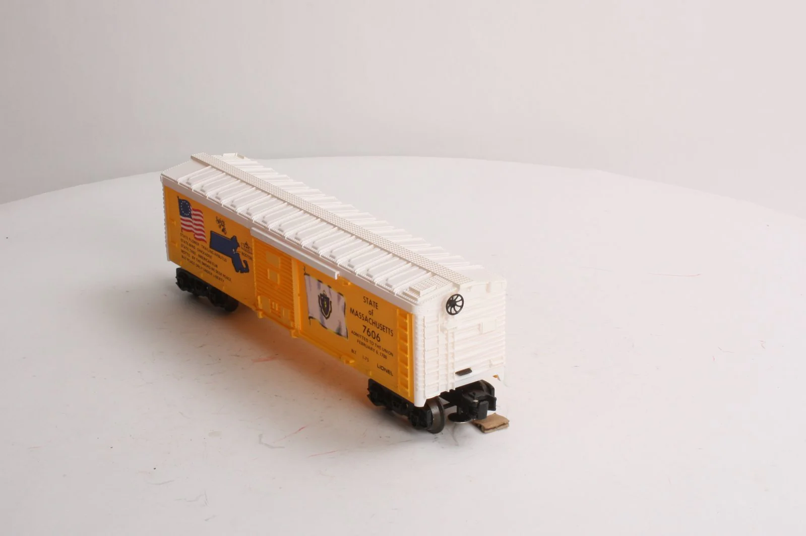 Lionel 6-7606 O Gauge State of Massachusetts Boxcar #7606 LN/Box - Image 7