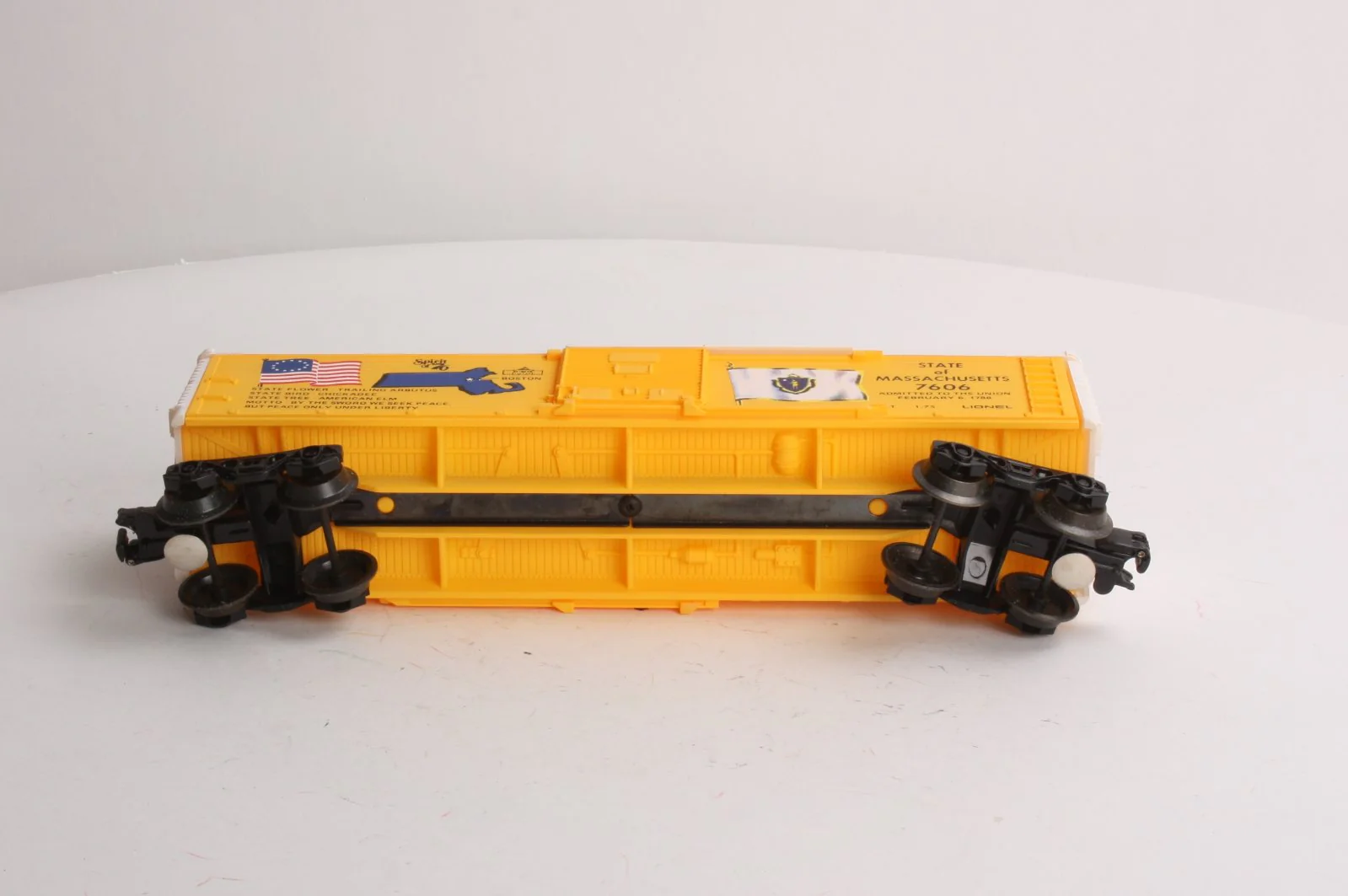 Lionel 6-7606 O Gauge State of Massachusetts Boxcar #7606 LN/Box - Image 9
