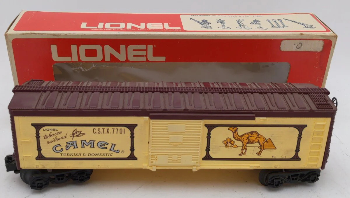 Lionel 6-7701 O Gauge Camel Billboard Boxcar #7701 LN/Box