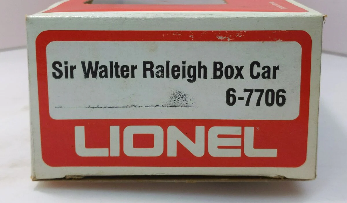 Lionel 6-7706 O Gauge Sir Walter Raleigh Billboard Boxcar LN/Box - Image 3