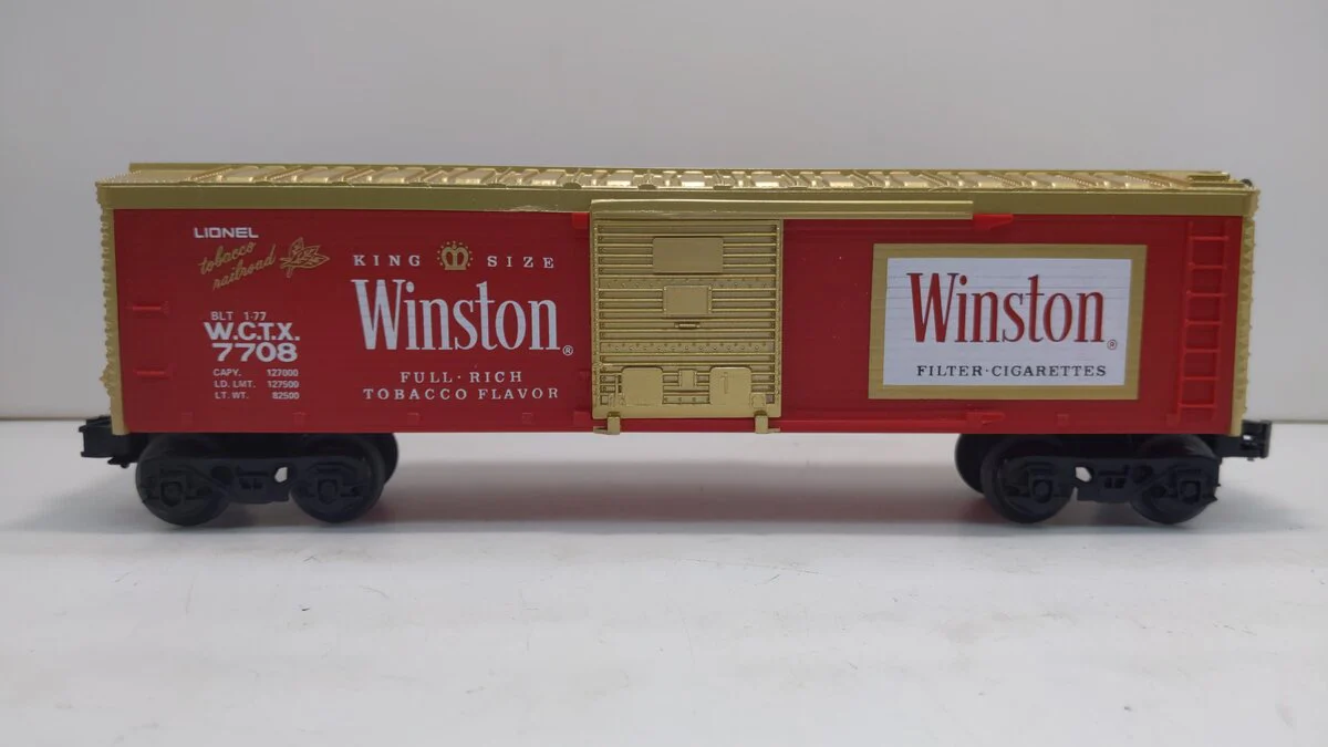 Lionel 6-7708 O Gauge Winston Billboard Reefer Car EX/Box - Image 2