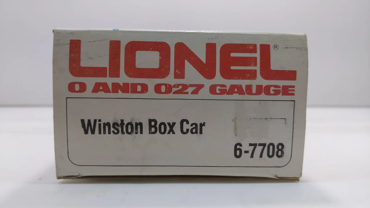 Lionel 6-7708 O Gauge Winston Billboard Reefer Car EX/Box - Image 3
