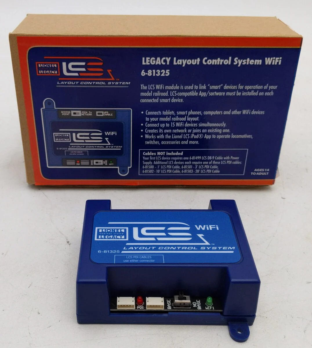 Lionel 6-81325 O LCS Legacy Layout Control System LCS WiFi Module LN/Box