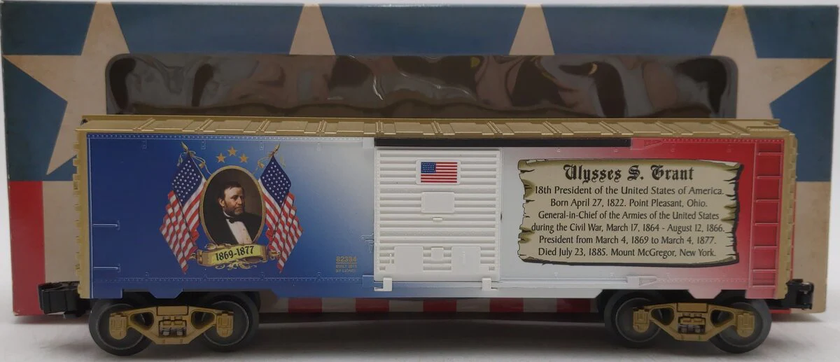 Lionel 6-82334 O Gauge Ulysses S. Grant Boxcar NIB