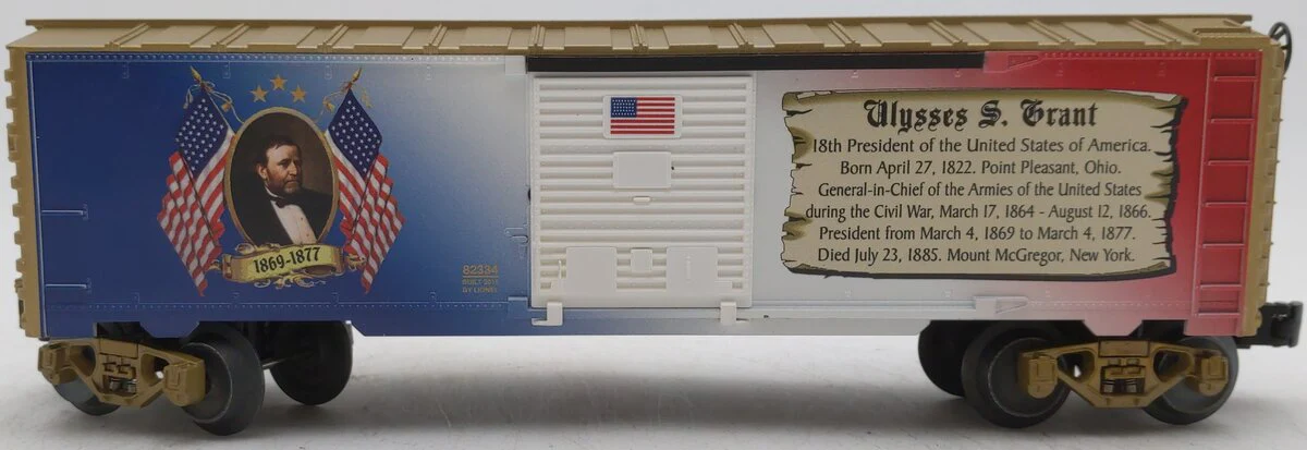 Lionel 6-82334 O Gauge Ulysses S. Grant Boxcar NIB - Image 2