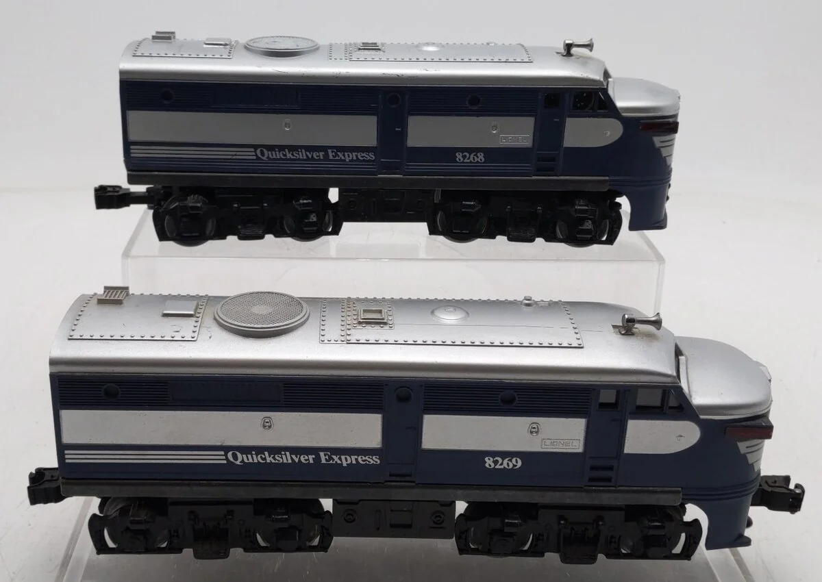 Lionel 6-8268 O Gauge Quicksilver Express Alco AA Units Diesel Loco #8268/#8269 VG - Image 2