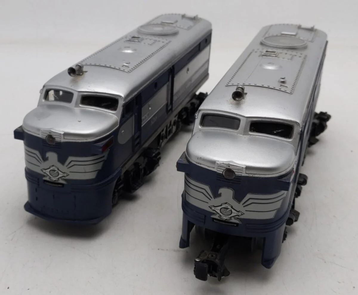 Lionel 6-8268 O Gauge Quicksilver Express Alco AA Units Diesel Loco #8268/#8269 VG - Image 5
