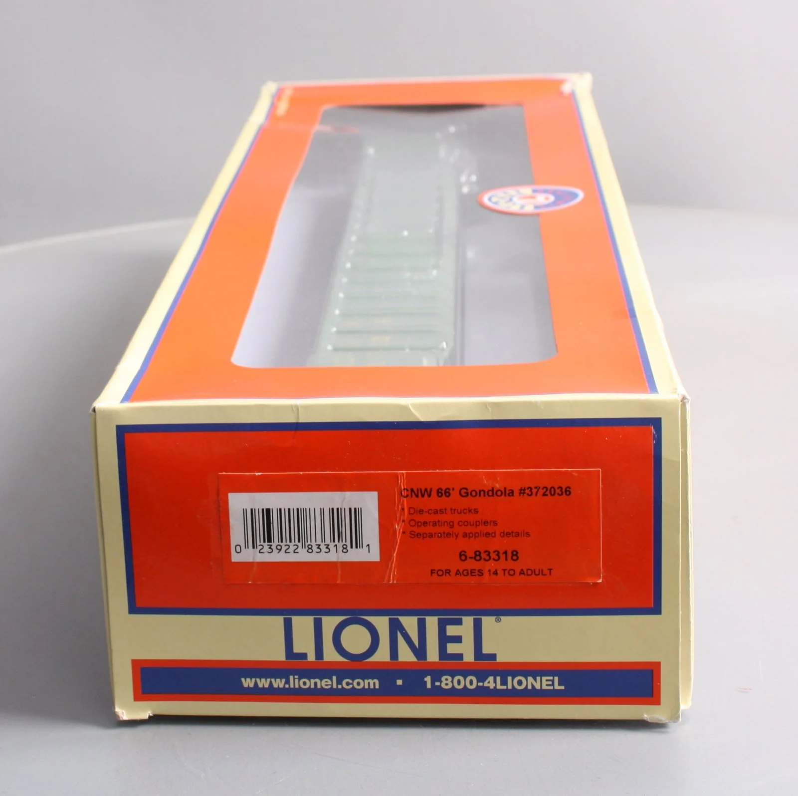 Lionel 6-83318 O Gauge Chicago & North Western 65' Mill Gondola #342036 LN/Box - Image 12